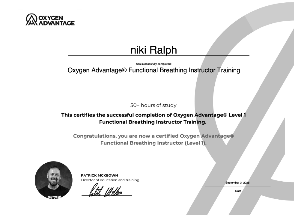 Oxygen Advantage® Level 1